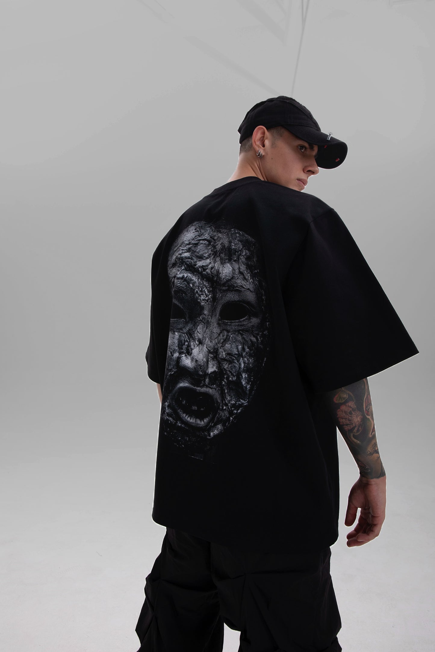 Back Stoneface Tee - Black