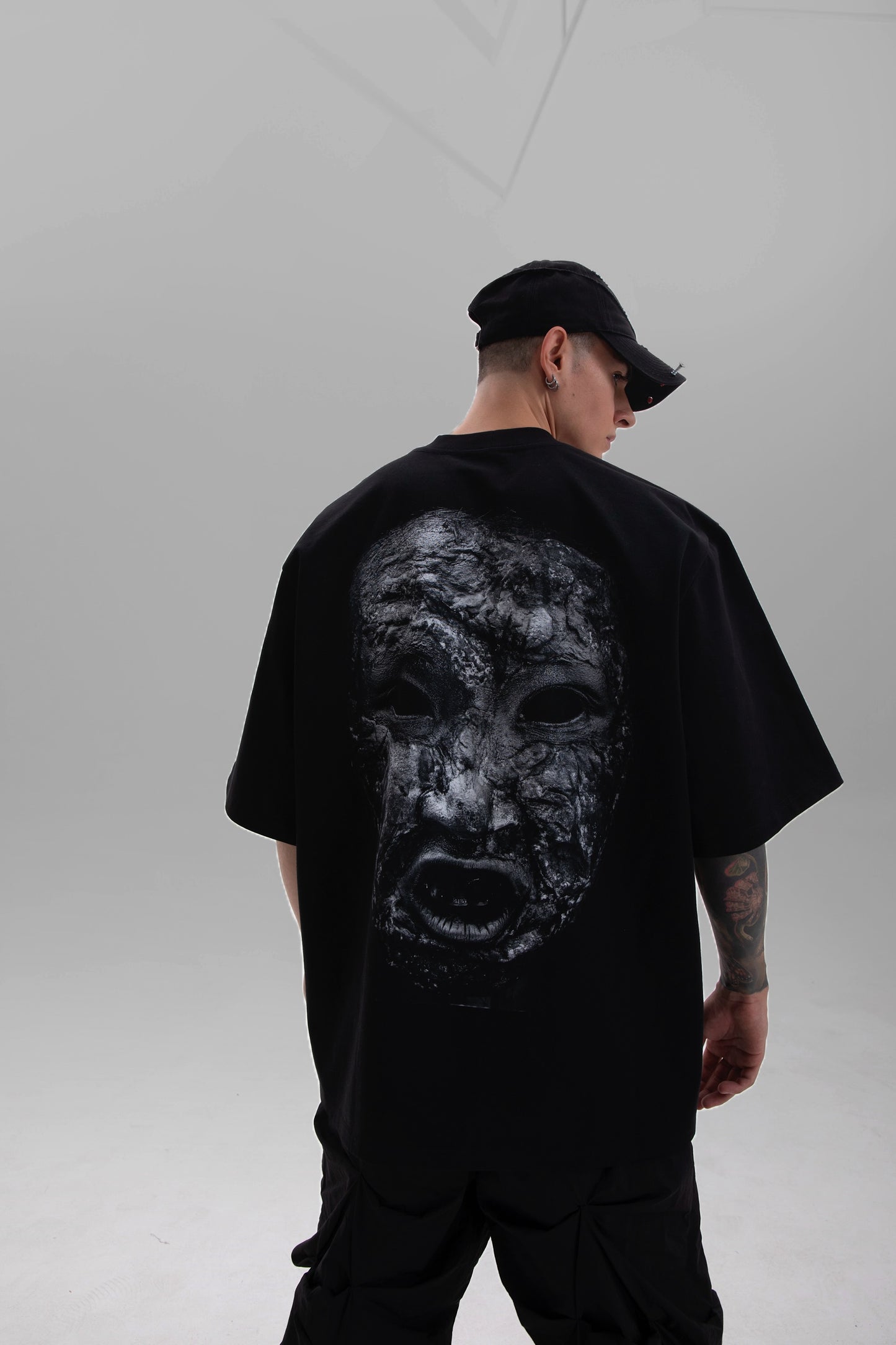 Back Stoneface Tee - Black