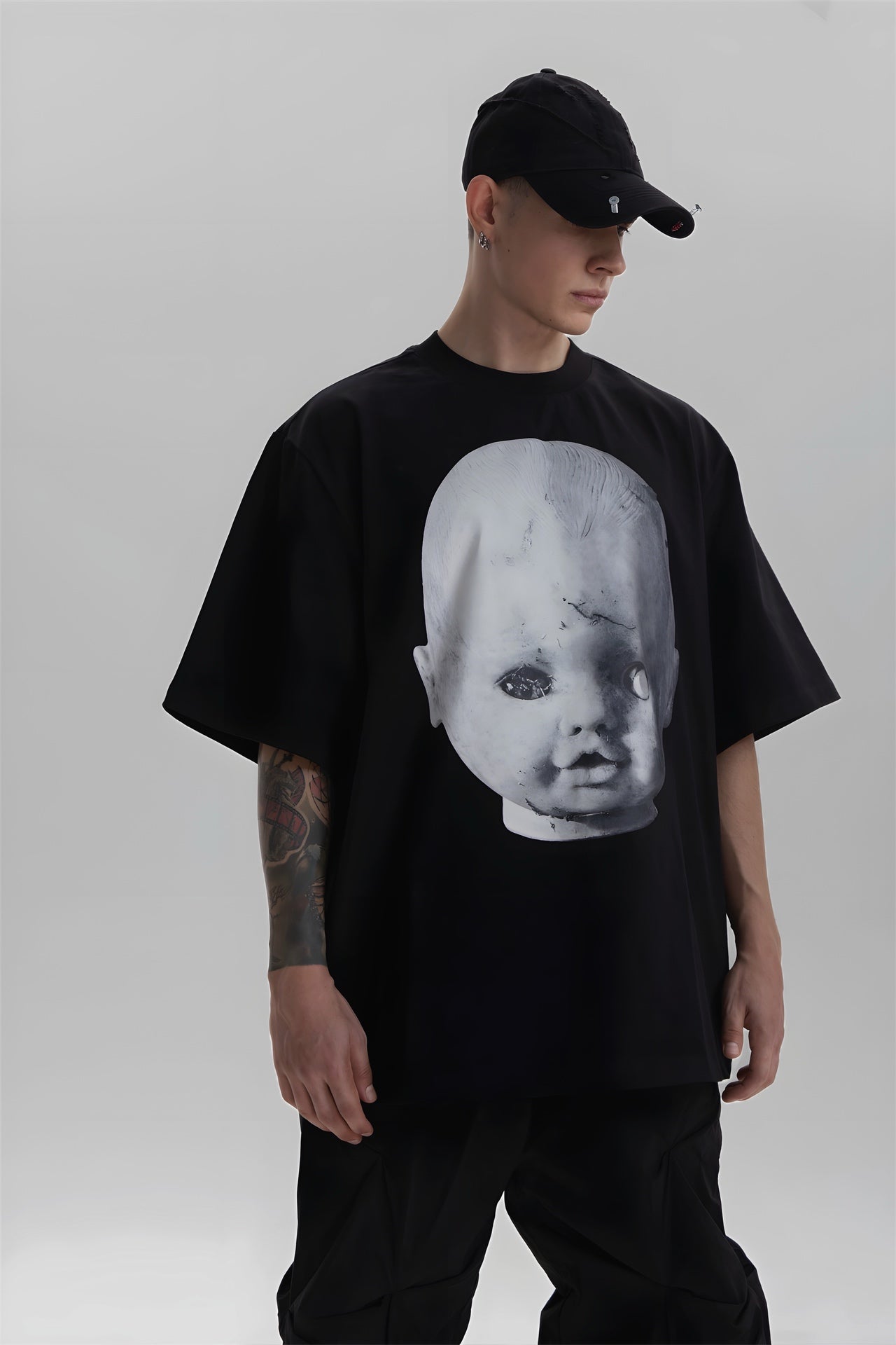 Baby Face Tee - Black