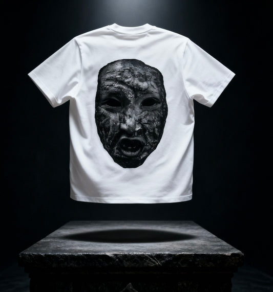 Back Stoneface Tee - White